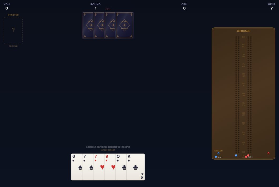 Cribbage — gameplay screenshot