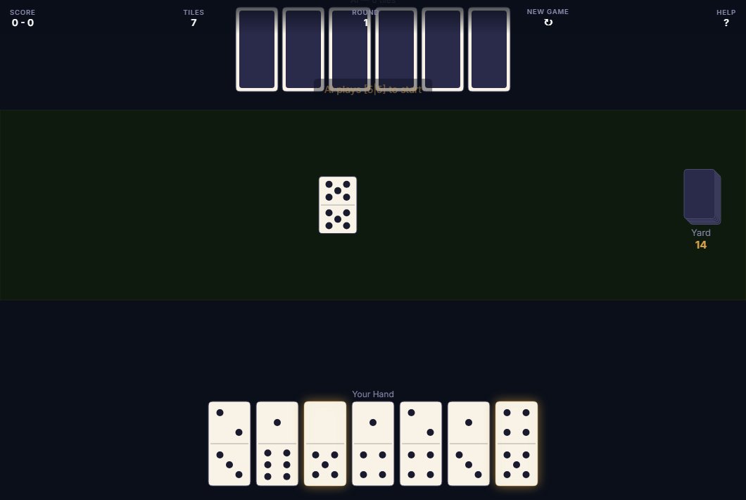 Dominoes — gameplay screenshot