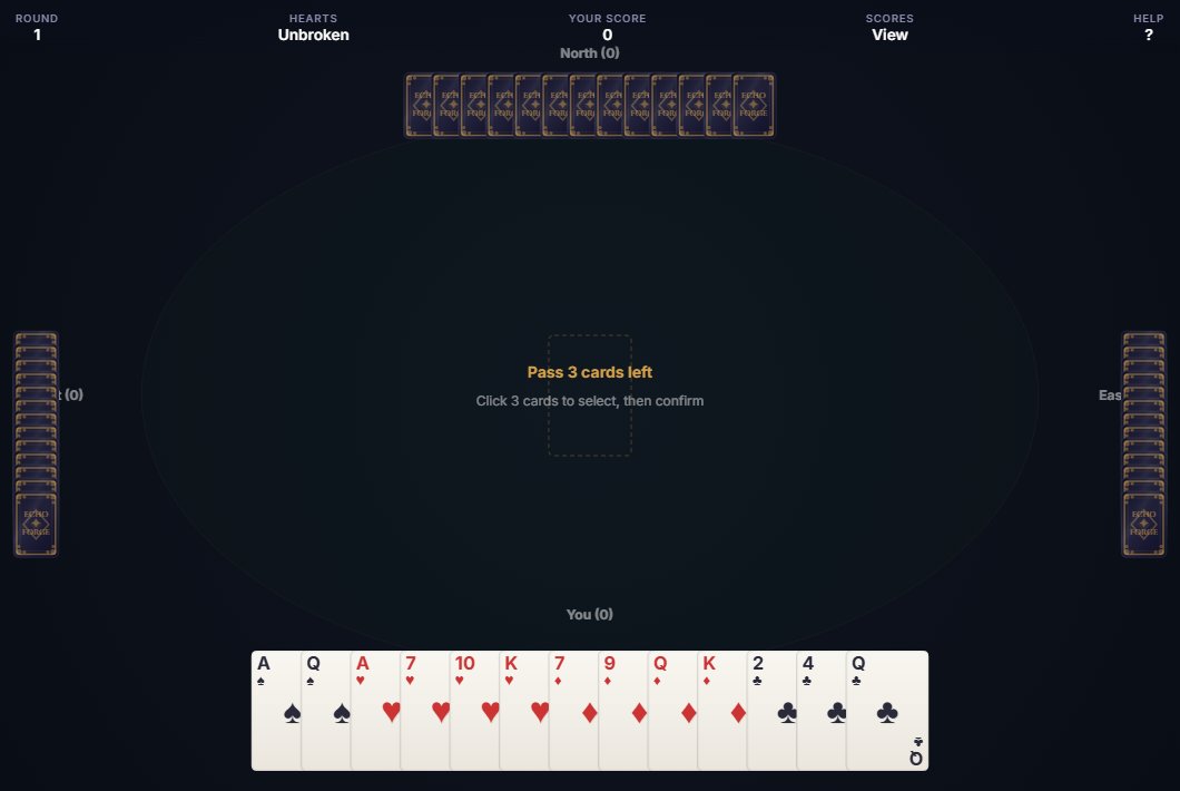 Hearts — gameplay screenshot