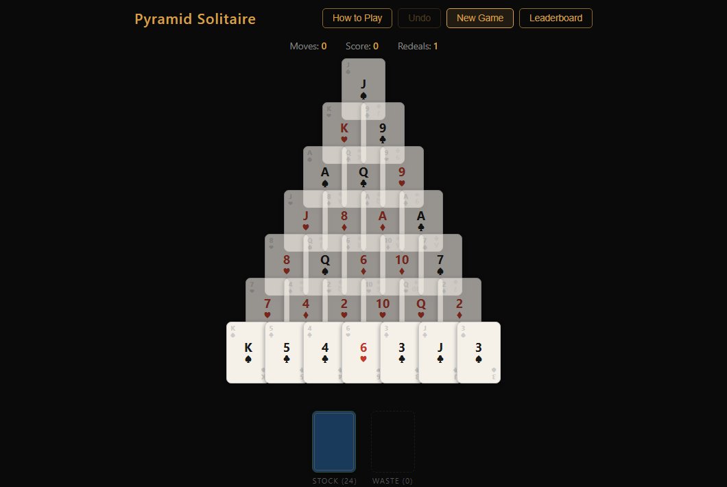 Pyramid Solitaire — gameplay screenshot