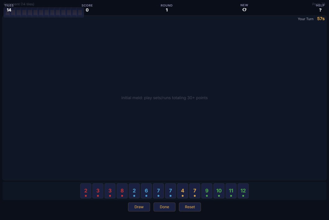 Rune Rummy — gameplay screenshot